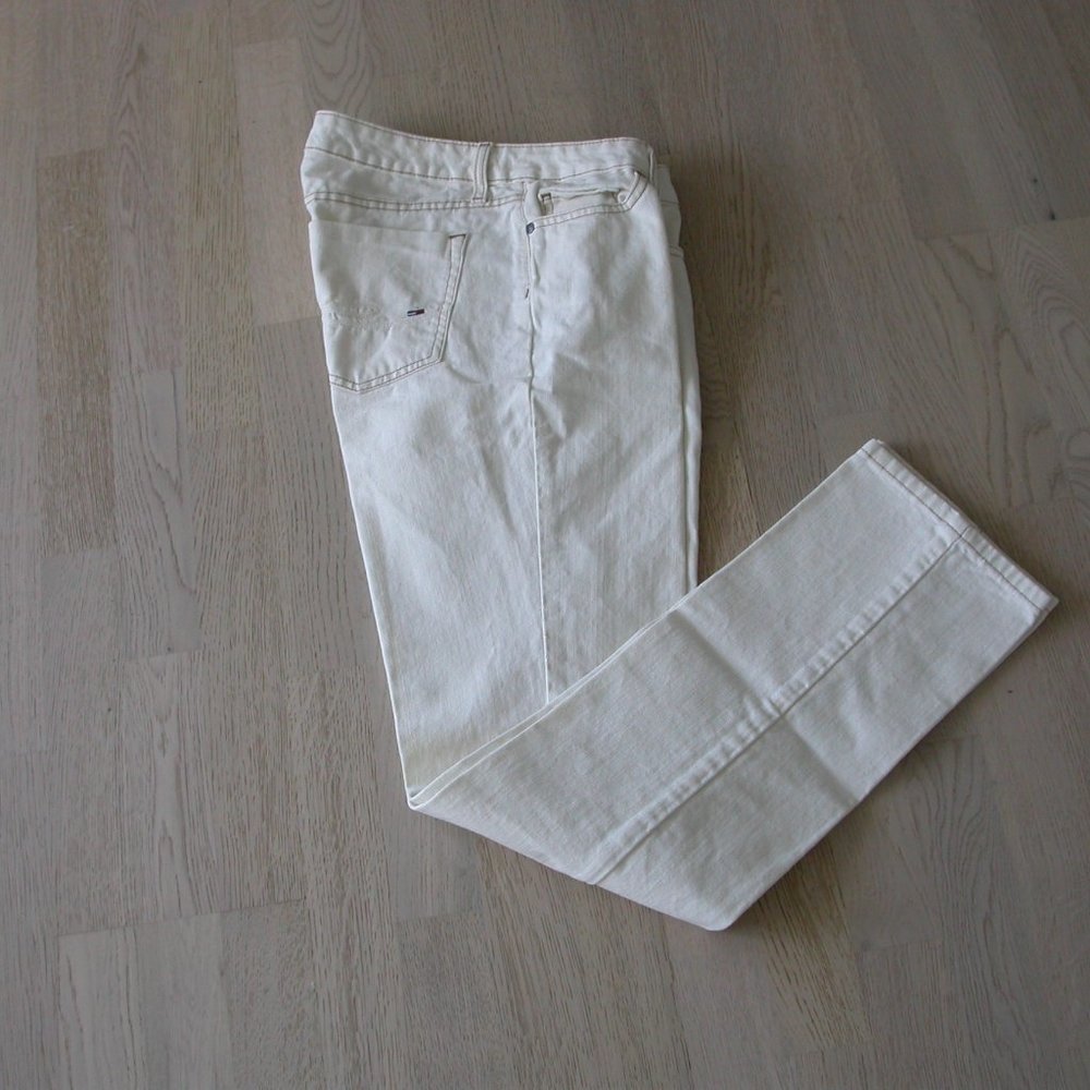 Tommy Hilfliger Cream Coloured Denim Jeans
